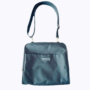 McKenzie Kids Black Diaper Shoulder Bag Crossbody Satchel Excellent Condition